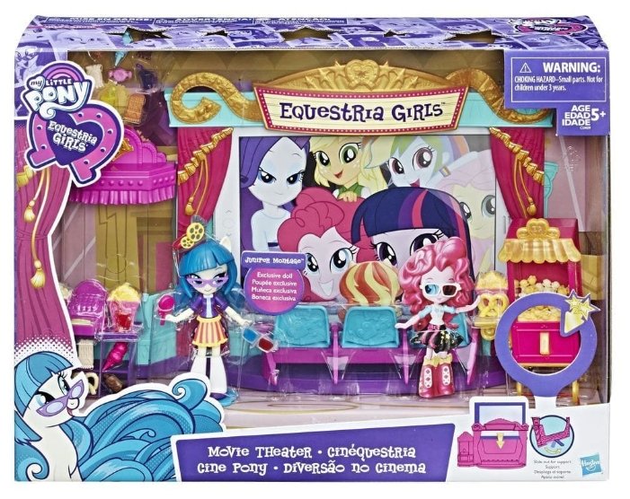 Набор с мини-куклой Hasbro Equestria Girls Кинотеатр, 12 см, C0409 (фото modal 2)