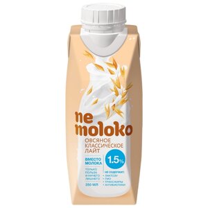 Овсяный напиток nemoloko Классическое лайт 1.5% (фото modal nav 1)