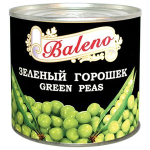 Горошек зелёный Baleno, жестяная банка 425 мл (фото modal nav 1)