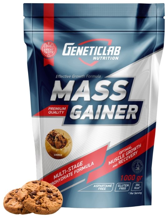 Гейнер Geneticlab Nutrition Mass Gainer (1000 г) (фото modal 3)