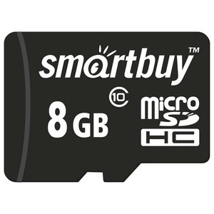 Карта памяти SmartBuy microSDHC Class 10 8GB + SD adapter (фото modal nav 1)