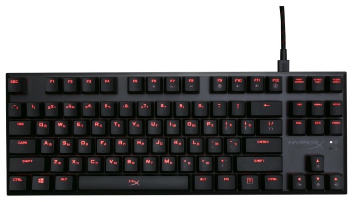 Клавиатура HyperX Alloy FPS Pro (Cherry MX Red) Black USB (фото modal 1)