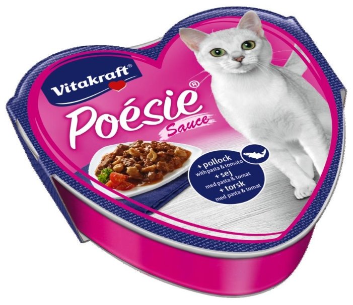 Корм для кошек Vitakraft Poesie Sauce сайда с пастой и томатами (фото modal 3)