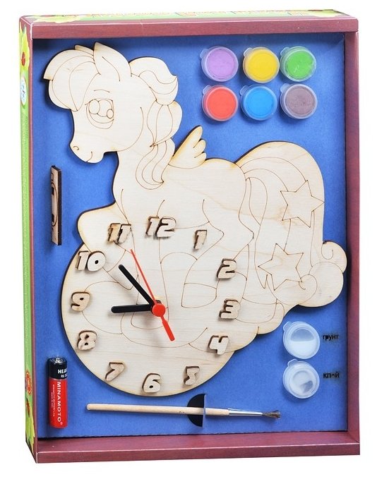 Бэмби Набор для росписи Часы с циферблатом Пони (ДНИ7818) (фото modal 1)