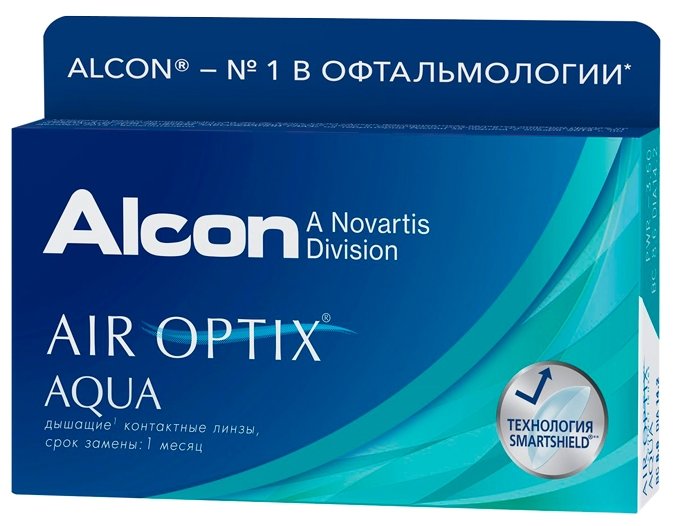 Air Optix (Alcon) Aqua (3 линзы) (фото modal 1)