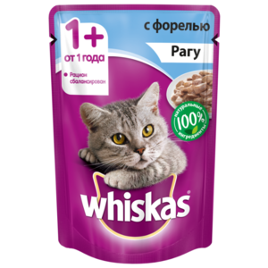 Корм для кошек Whiskas Рагу с форелью для взрослых кошек (фото modal nav 6)