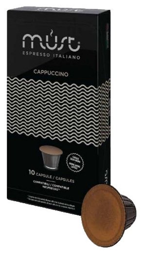 Кофе в капсулах MUST Cappuccino (10 шт.) (фото modal 1)