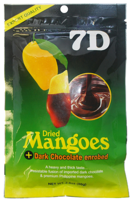 Манго 7D в глазури из темного шоколада, 80 г (фото modal 1)