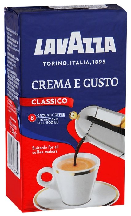 Кофе молотый Lavazza Crema e Gusto вакуумная упаковка (фото modal 4)