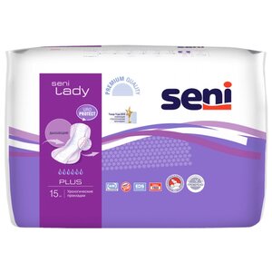 Урологические прокладки Seni Lady Plus SE-095-PL15-RU5, 15 шт. (фото modal nav 1)