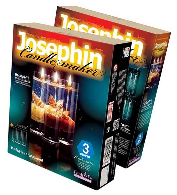 Josephin Гелевые свечи с ракушками Набор №1 (274011) (фото modal 1)