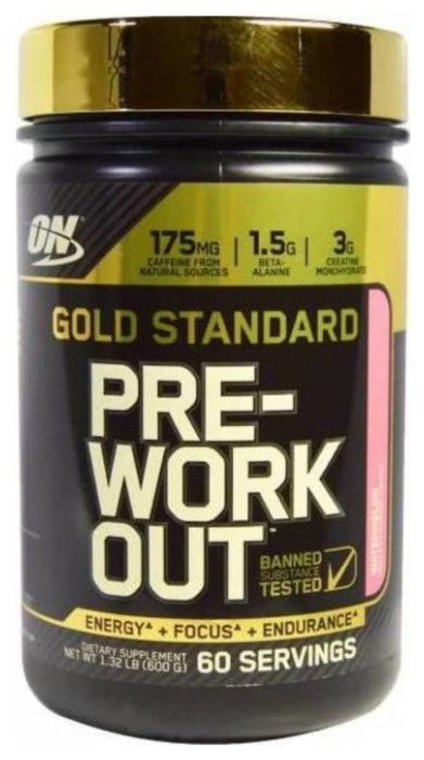 Предтренировочный комплекс Optimum Nutrition Gold Standard Pre-Workout (600 г) (фото modal 1)