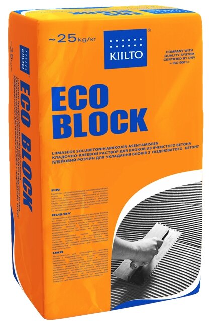 Строительная смесь KIILTO Eco Block (фото modal 1)