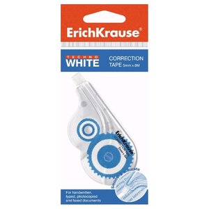 ErichKrause Корректирующая лента Techno white 5 мм x 8 м (фото modal nav 1)