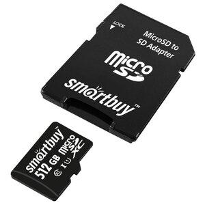 Карта памяти SmartBuy microSDXC Class 10 UHS-I U1 + SD adapter (фото modal nav 2)