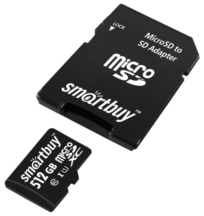 Карта памяти SmartBuy microSDXC Class 10 UHS-I U1 + SD adapter (фото modal 2)