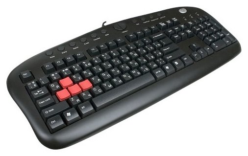 Клавиатура A4Tech KB-28G Black USB (фото modal 3)