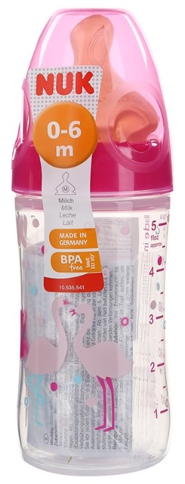 NUK First Choice Plus бутылочка из полипропилена с соской из латекса, размер М, 150 мл с рождения (фото modal 2)