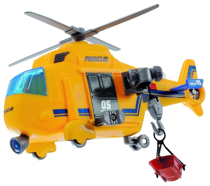 Вертолет Dickie Toys спасательный (203302003) 17 см (фото modal 1)