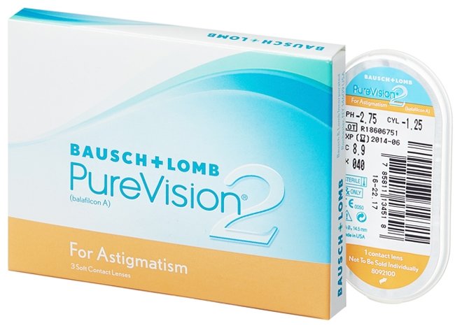 Bausch & Lomb PureVision 2 HD for Astigmatism (3 линзы) (фото modal 1)