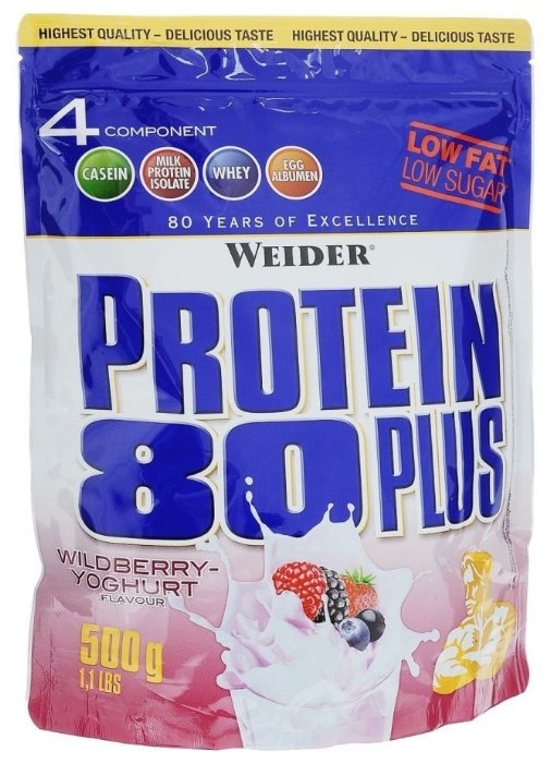 Протеин Weider Protein 80+ (500 г) (фото modal 9)