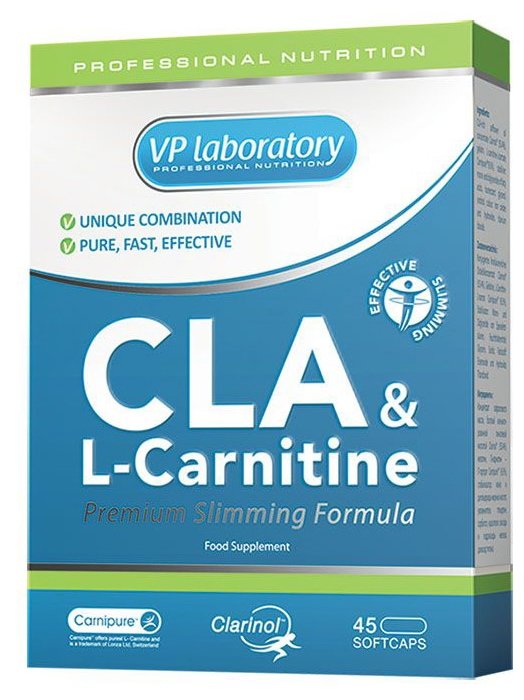 VP Laboratory CLA & L-Сarnitine (45 шт.) (фото modal 1)