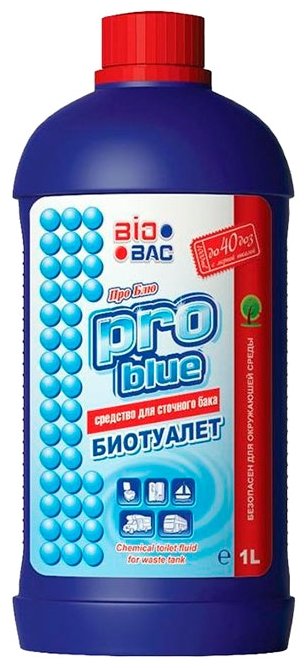 BioBac PRO BLUE средство для сточного бачка биотуалета 1 л (фото modal 1)