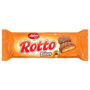 Печенье Aldiva Rotto Bites с карамелью в шоколаде с крошками печенья, 72 г (фото modal nav 1)