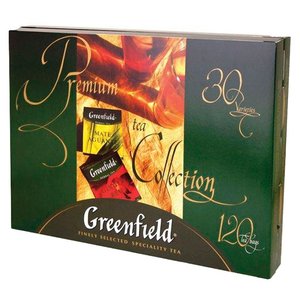 Чай Greenfield Selection of 30 Greenfield varieties ассорти в пакетиках подарочный набор (фото modal nav 1)