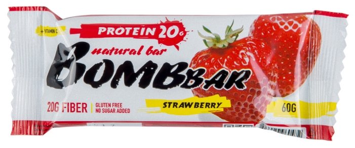 BombBar протеиновый батончик Natural Bar + Vitamin C (60 г)(20 шт.) (фото modal 27)