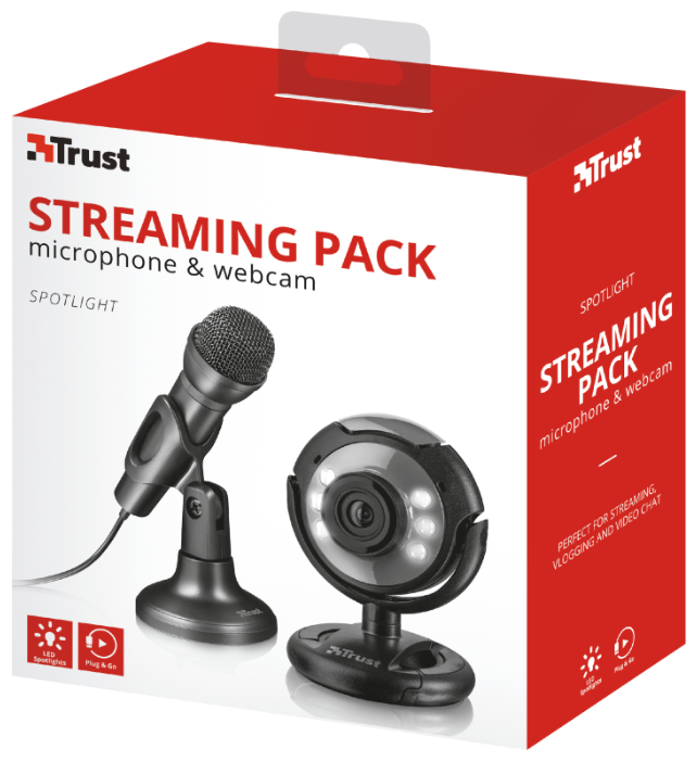 Веб-камера Trust Spotlight Streaming Pack (фото modal 4)