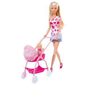 Набор кукол Steffi Love Штеффи с новорожденным, 29 см, 5730861 (фото modal nav 2)