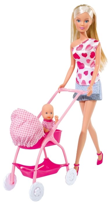 Набор кукол Steffi Love Штеффи с новорожденным, 29 см, 5730861 (фото modal 2)
