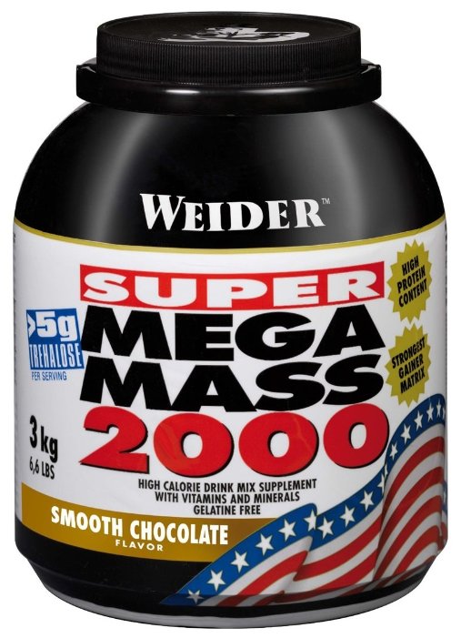 Гейнер Weider Mega Mass 2000 (3 кг) (фото modal 2)