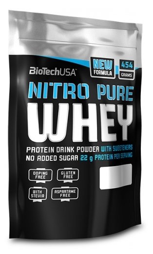 Протеин BioTech Nitro Pure Whey (454 г) (фото modal 4)