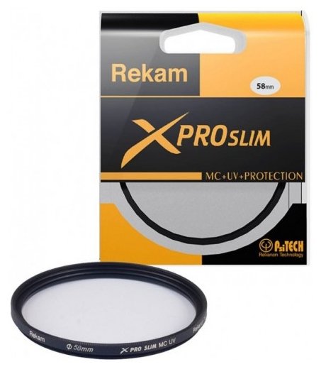 Светофильтр ультрафиолетовый Rekam X Pro Slim UV MC 58 мм (фото modal 2)