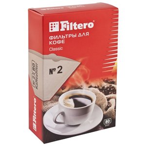 Одноразовые фильтры для капельной кофеварки Filtero Classic Размер 2 (фото modal nav 1)