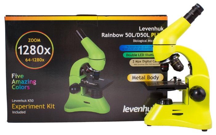 Микроскоп LEVENHUK Rainbow 50L PLUS (фото modal 52)