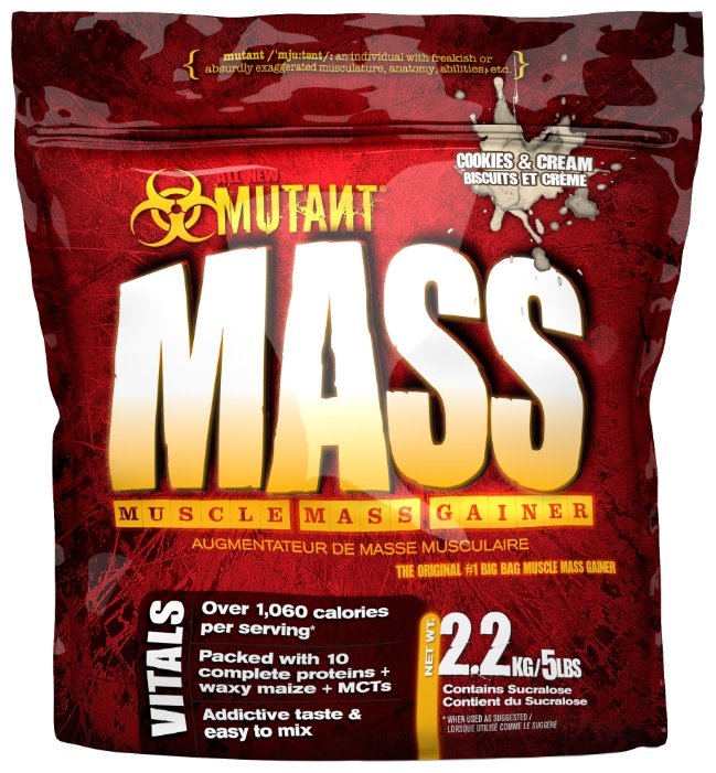 Гейнер Mutant Mass (2.2 кг) (фото modal 2)