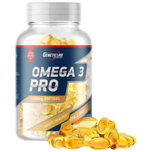 Омега жирные кислоты Geneticlab Nutrition Omega 3 Pro (90 капсул) (фото modal nav 1)