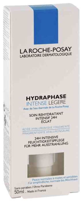La Roche-Posay HYDRAPHASE INTENSE LEGERE Крем-гель для обезвоженной нормальной и комбинированной чувствительной кожи для лица, шеи и области декольте (фото modal 2)