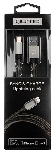 Кабель Qumo USB - Lightning (MFI fullmetaL) 1 м (фото modal 8)