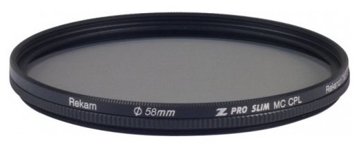 Светофильтр поляризационный круговой Rekam Z Pro Slim CPL MC 58 мм (фото modal 1)