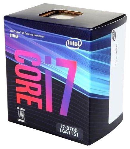 Процессор Intel Core i7-8700 Coffee Lake (3200MHz, LGA1151 v2, L3 12288Kb) (фото modal 1)