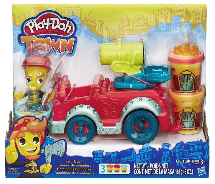 Масса для лепки Play-Doh Город - Пожарная Машина (B3416) (фото modal 1)