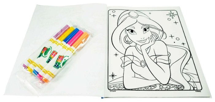 Crayola Раскраска с фломастерами Принцессы Color Wonder (фото modal 2)