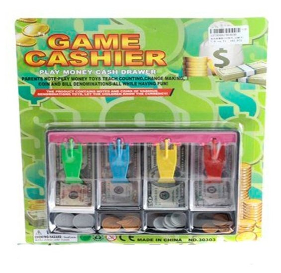 Деньги игрушечные Shantou Gepai Game Cashier №2 (30303U) (фото modal 1)