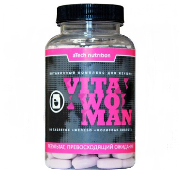 Минерально-витаминный комплекс aTech Nutrition Vita Woman (90 таблеток) (фото modal 1)