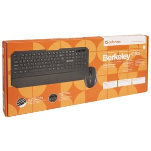 Клавиатура и мышь Defender Berkeley C-925 Nano Black USB (фото modal nav 2)