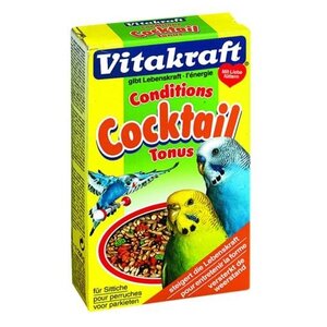 Добавка в корм Vitakraft коктейль зерновой Tonus для волнистых попугаев (фото modal nav 1)
